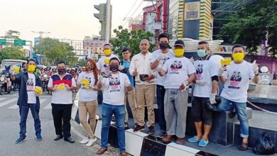 DPD Kaltim Bersama Gerindra Samarinda Pelopori Pembagian Masker