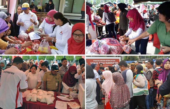 Dinas Ketahanan Pangan Gelar Bazar Toko Tani Sebelum Ramadhan Tiba