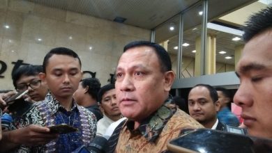 Ketua KPK Firli Bahuri di Kompleks Parlemen