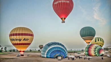 Tabrakan balon udara di mesir (net)