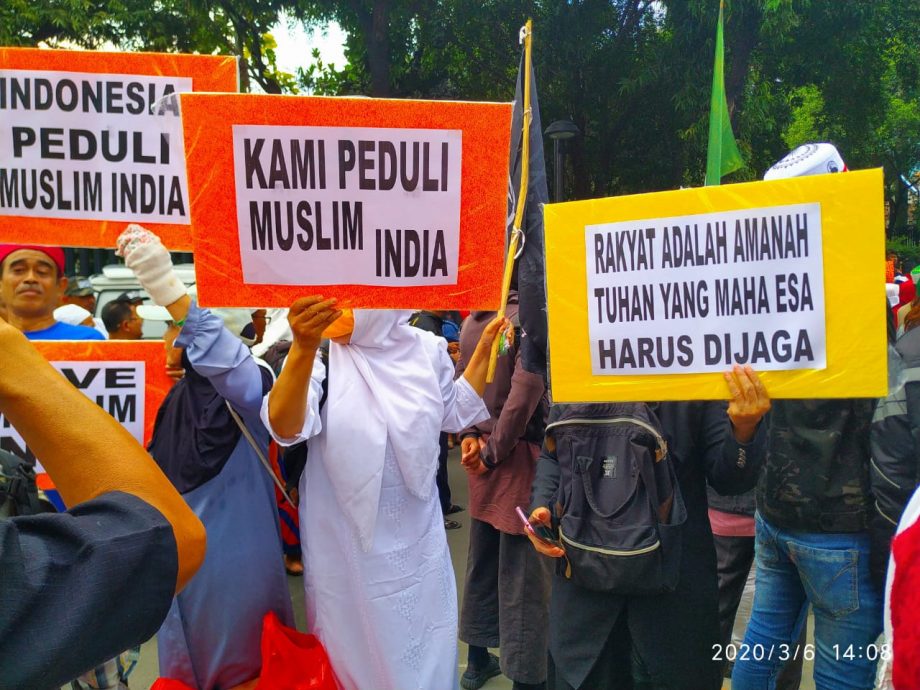 Kutuk Kekerasan Terhadap Muslim, Kedubes India Di Demo