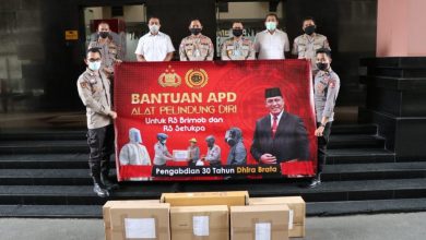 Alumni Akpol Angkatan 1990 Salurkan APD Ke Rumah Sakit