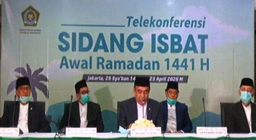 Hasil Sidang Isbat, Menag: 1 Ramadhan 1441 H Jatuh Pada Jumat 24 April 2020