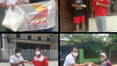 Ikuti Instruksi Prabowo, PC Tidar Jaktim Bagi-Bagi Masker Ke Warga