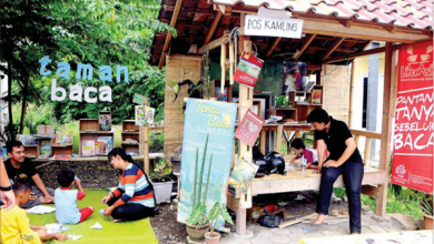 Pos kamling Taman Baca di Perumahan Puri Brawijaya Permai, Kelurahan Kebalenan, Banyuwangi (net)