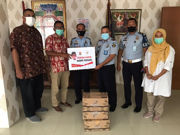 DPD Gerindra Sumbar Salurkan Ribuan Masker Ke LP Dan Rutan