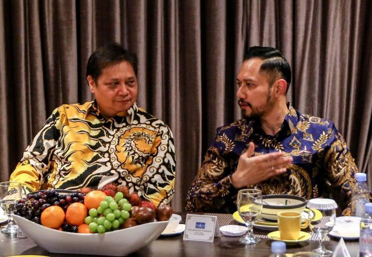 AHY Dan Airlangga Bertemu Bahas Koalisi Di Pilkada Serentak 2020