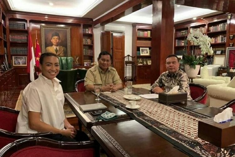 Sara Temui Prabowo Bahas Pilkada Kota Tangsel