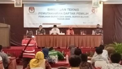 KPU Blitar Gelar Bimtek Pemutakhiran Data Pemilih