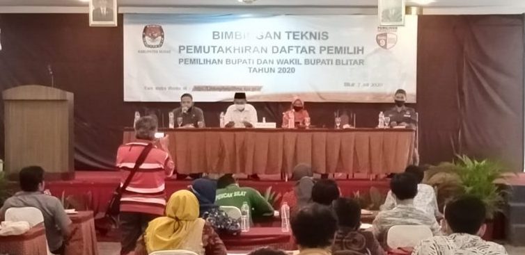 KPU Blitar Gelar Bimtek Pemutakhiran Data Pemilih