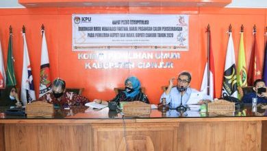 KPU Cianjur Gelar Rapat Pleno Terbuka Rekapitulasi Dukungan Bapaslon Perseorangan