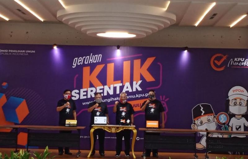 KPU Gelar Kegiatan Gerakan Klik Dan Coklit Serentak