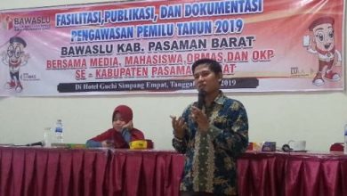 Pelanggaran Pemilu, Komisioner Bawaslu Pasbar Laporkan Paslon Independen