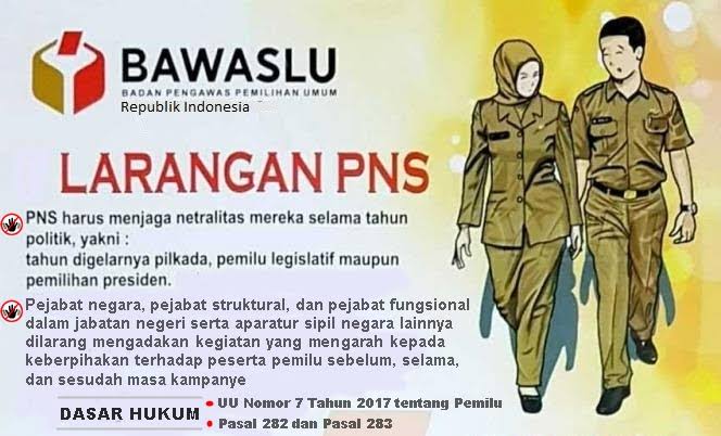 Bawaslu Ingatkan ASN Soal Menjaga Netralitas Di Pilkada 2020