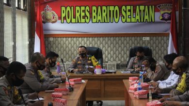 Menjelang Pilkada, Polres Barsel Gelar Rakor Internal