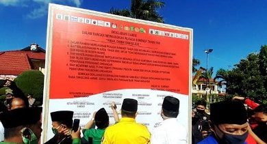 Polres Sumenep Gelar Deklarasi Damai Menjelang Pilkada 2020