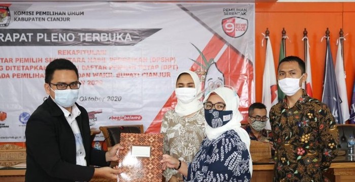 KPU Cianjur Tetapkan DPT Pilkada Sebanyak 1.631.564