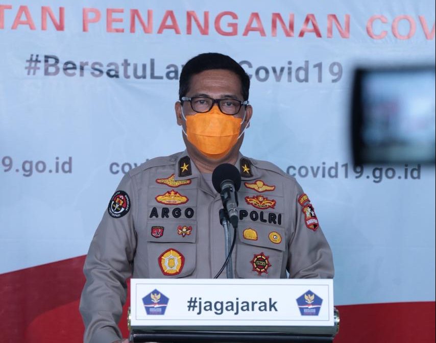 Polri Klaim Pengamanan Massa Aksi Tolak UU Ciptaker Sudah Sesuai SOP