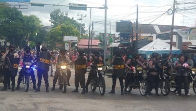 Polresta Padang Amankan 30 Demonstran Yang Diduga Sebagai Provokator
