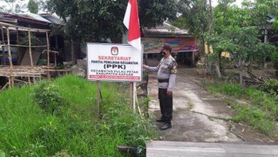 Polres Kapuas Patroli Ke Kantor PPK Pastikan Kamtibmas Kondusif Jelang Pilkada