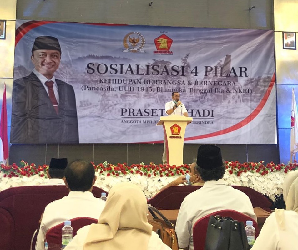 Gelar Sosialiasi Empat Pilar, Prasetyo Hadi: Bangsa Indonesia Dipersatukan Melalui Pancasila