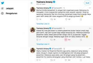 Bela Nahdlatul Ulama dan Muhammadiyah, Tsamara Amany Sindir Pandji Pragiwaksono