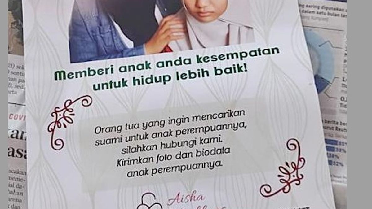 Promosi Pernikahan di Bawah Umur, DPR Minta Polisi Telusuri Aisha WO