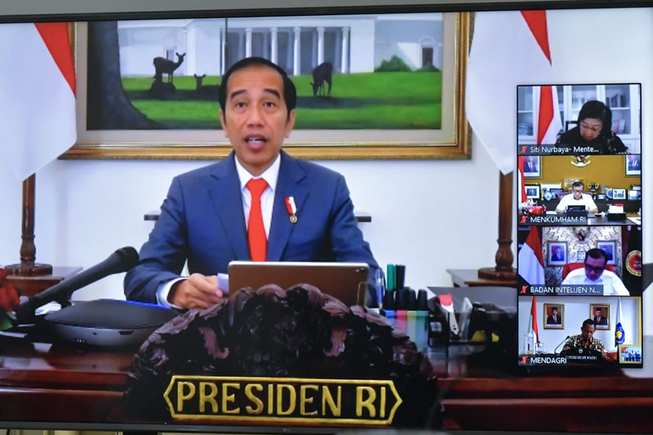 Presiden Jokowi Nilai ‘Lockdown’ Skala Luas Memperburuk Perekonomian