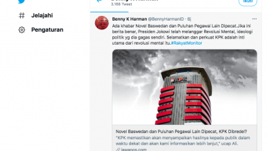 Novel Baswedan Dipecat KPK? Demokrat Sebut Jokowi Langgar Revolusi Mental