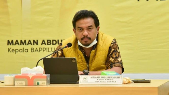 Fraksi Golkar DPR Tunjuk Maman Abdurrahman Jadi Wakil Ketua Komisi VII