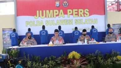 Gunakan Bom Ikan, Polairud Polda Sulsel Tangkap 8 Nelayan