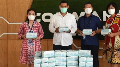 Pemkot Kediri Terima Bantuan Ribuan Masker