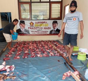 Prasetyo Hadi Salurkan Ribuan Paket Daging Kurban