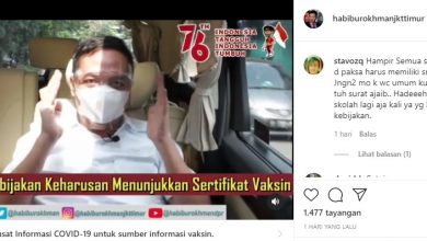 Habiburokhman Evaluasi Kebijakan Keharusan Menunjukkan Sertifikat Vaksin