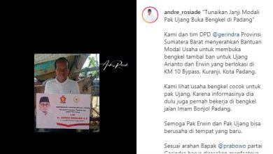 Andre Rosiade Modalin Warga Usaha Bengkel Tambal Ban