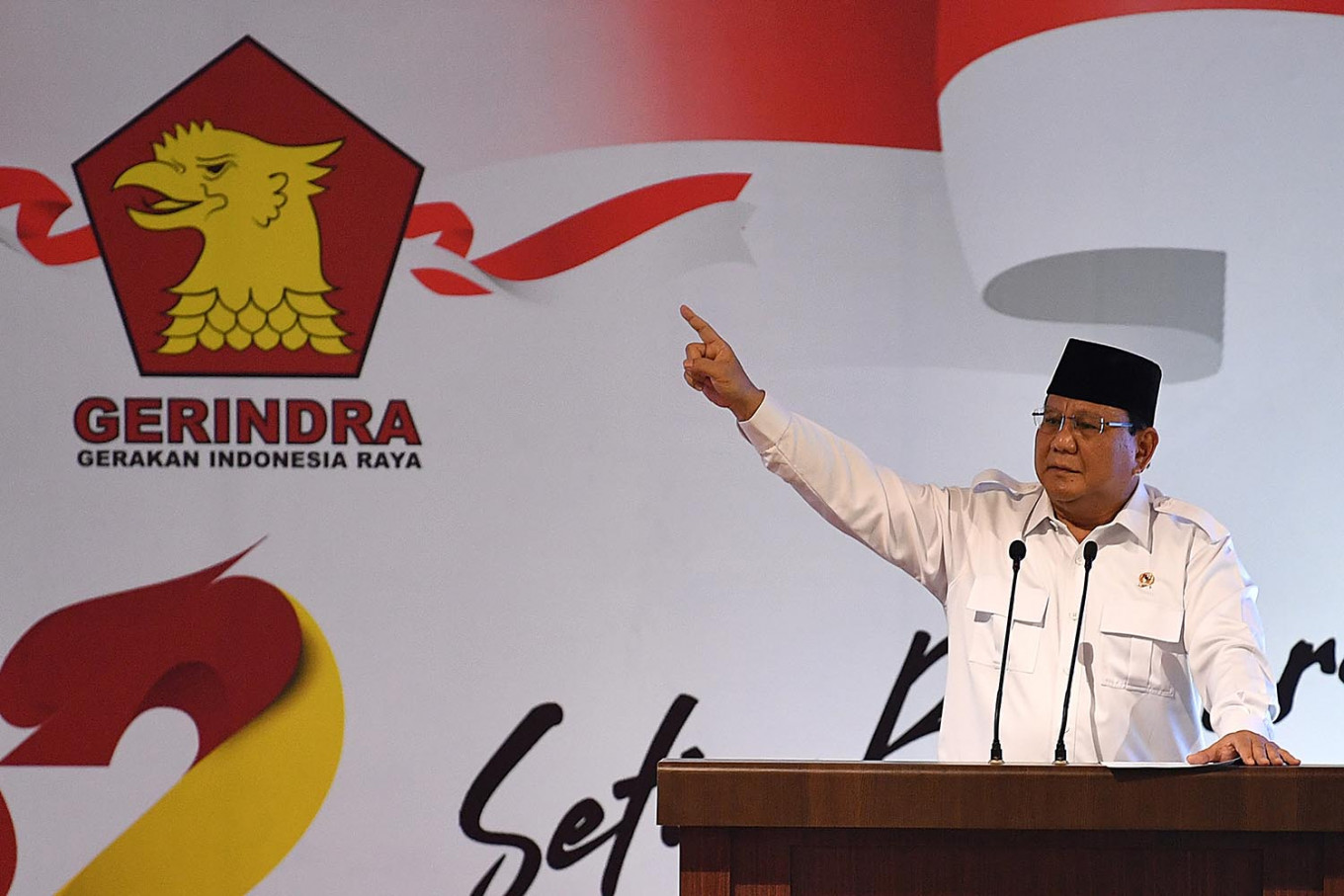 Prabowo Rombak Susunan Badan Pengawas dan Disiplin Partai Gerindra