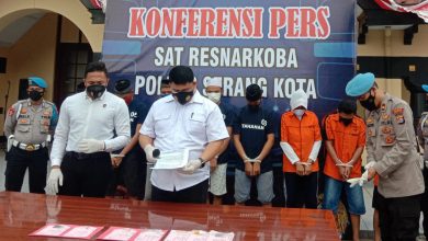 Polres Serang Kota Tangkap 8 Pengedar Narkoba