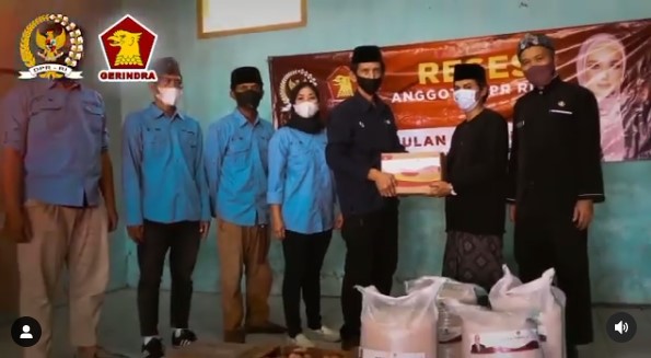 Rumah Aspirasi Mulan Jameela Salurkan Paket Sembako