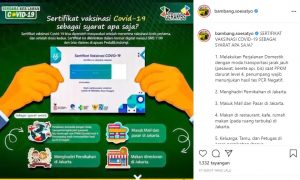 Bamsoet Sebut Sertifikat Vaksinasi Covid-19 Sebagai Syarat Perjalanan Domestik