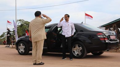 Menteri Pertahanan (Menhan) Prabowo Subianto bersama Presiden Joko Widodo Resmikan RS Modular di Merauke, Minggu 3 Oktober 2021