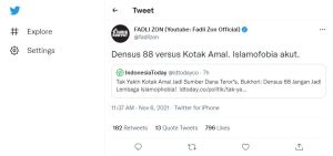 Densus 88 Sita Kotak Amal, Fadli Zon Nyinyir: Islamofobia Akut