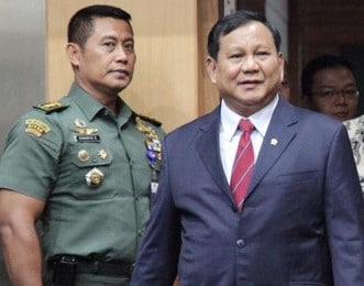 Prabowo Hanya Lempar Senyum Kala Ditanya Soal Capres 2024