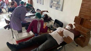 Rayakan HUT ke-14, Gerindra Bali Gelar Donor Darah