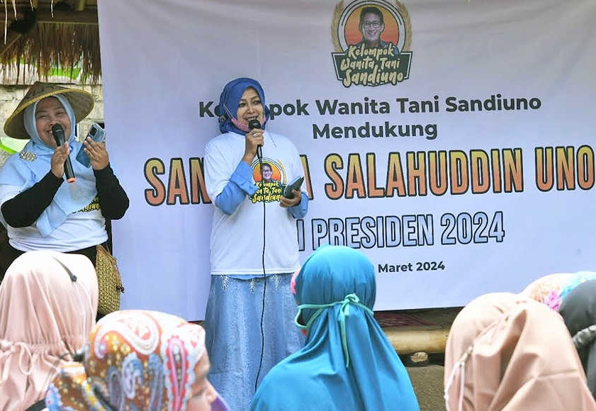 Kelompok Tani Wanita Bogor Dukung Sandiaga Uno di Pilpres 2024