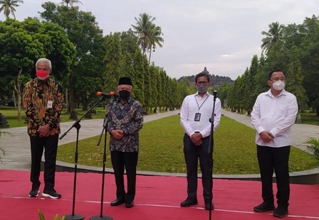 Jelang Lebaran, Wapres Ma’ruf Minta Pengelola Taman Wisata Candi Borobudur Dipersiapkan