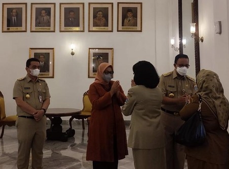 Pemprov DKI Gelar Halalbihalal di Balai Kota