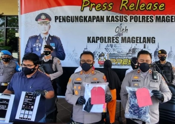 Polres Magelang Ungkap Kasus Penipuan Arisan Online Fiktif