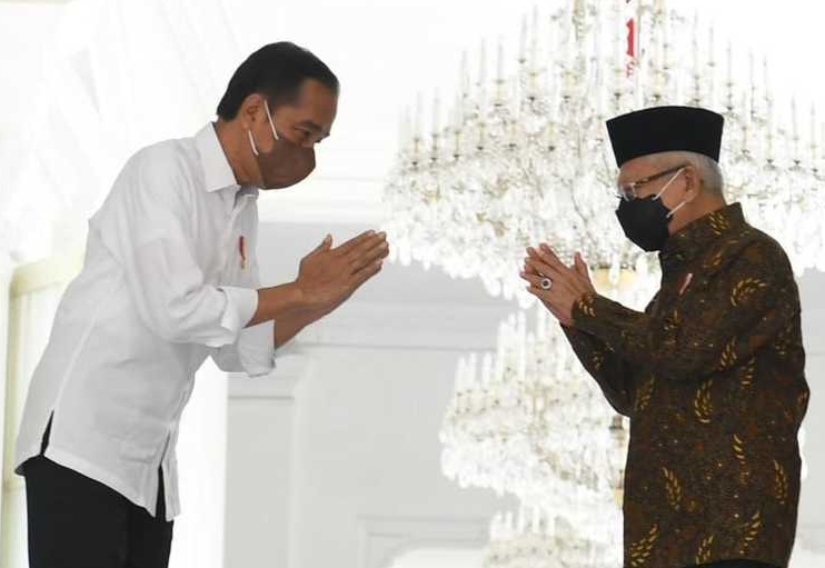 Usai Cuti Bersama Idul Fitri, Ma’ruf Amin Silaturahmi ke Presiden Jokowi di Istana Merdeka