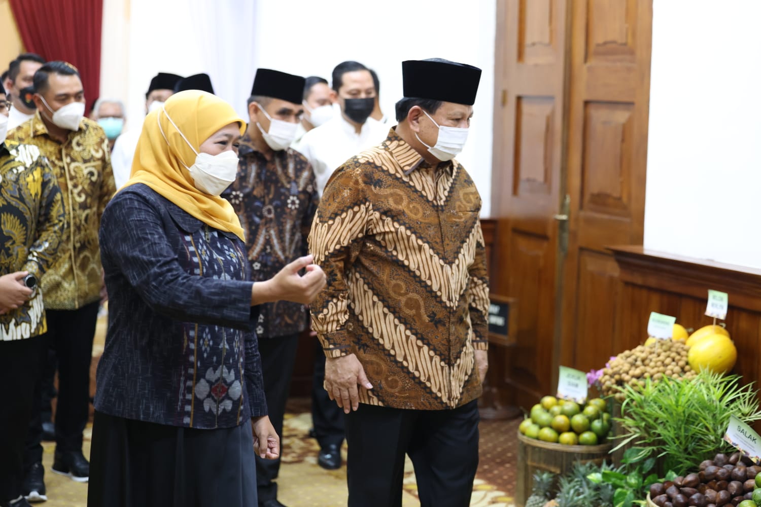 KHOFIFAH bersama ketua Umum Gerindra