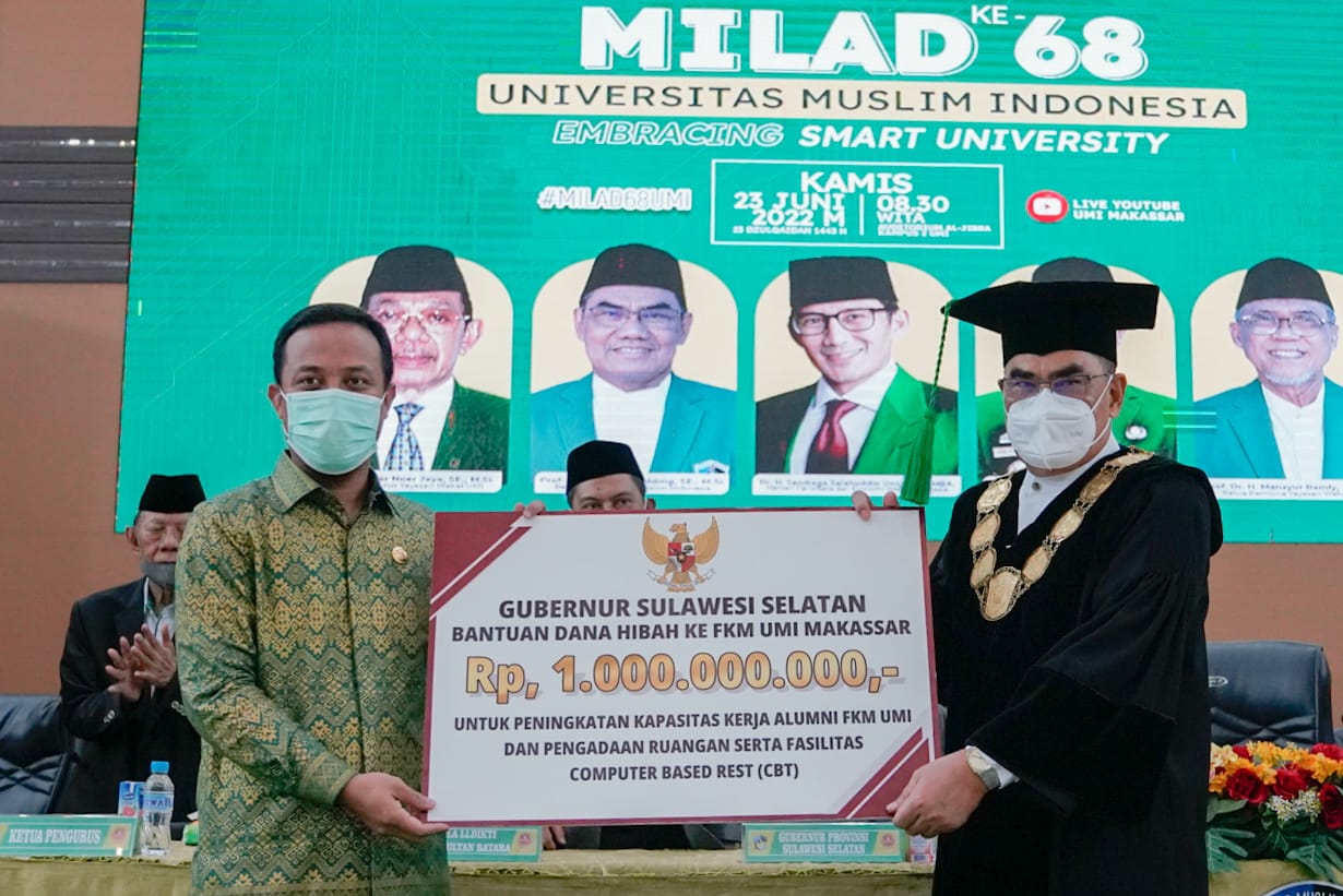 UMI Dapat Suntikan Dana Hibah Rp1 Miliar dari Gubernur Sulsel_Bimata.id